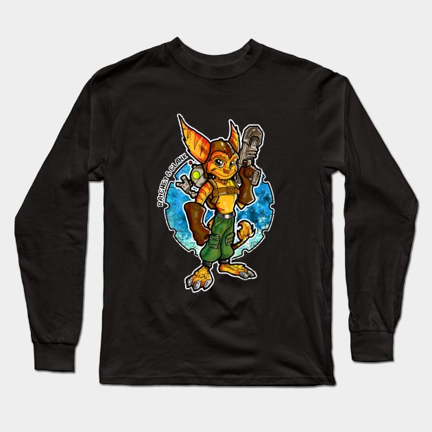 Ratchet and Clank Long Sleeve T-Shirt by Inking Imp